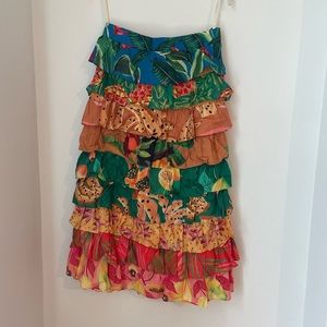 FARM Rio tiered skirt